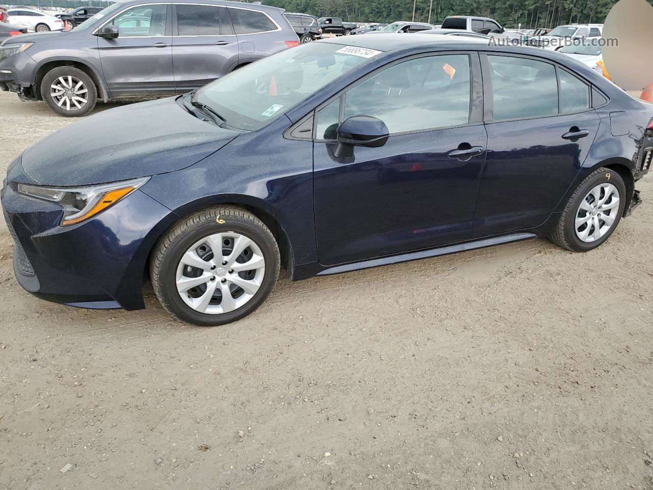 2021 Toyota Corolla Le Blue vin: 5YFEPMAE5MP175634