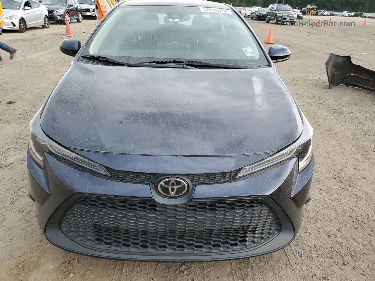 2021 Toyota Corolla Le Синий vin: 5YFEPMAE5MP175634