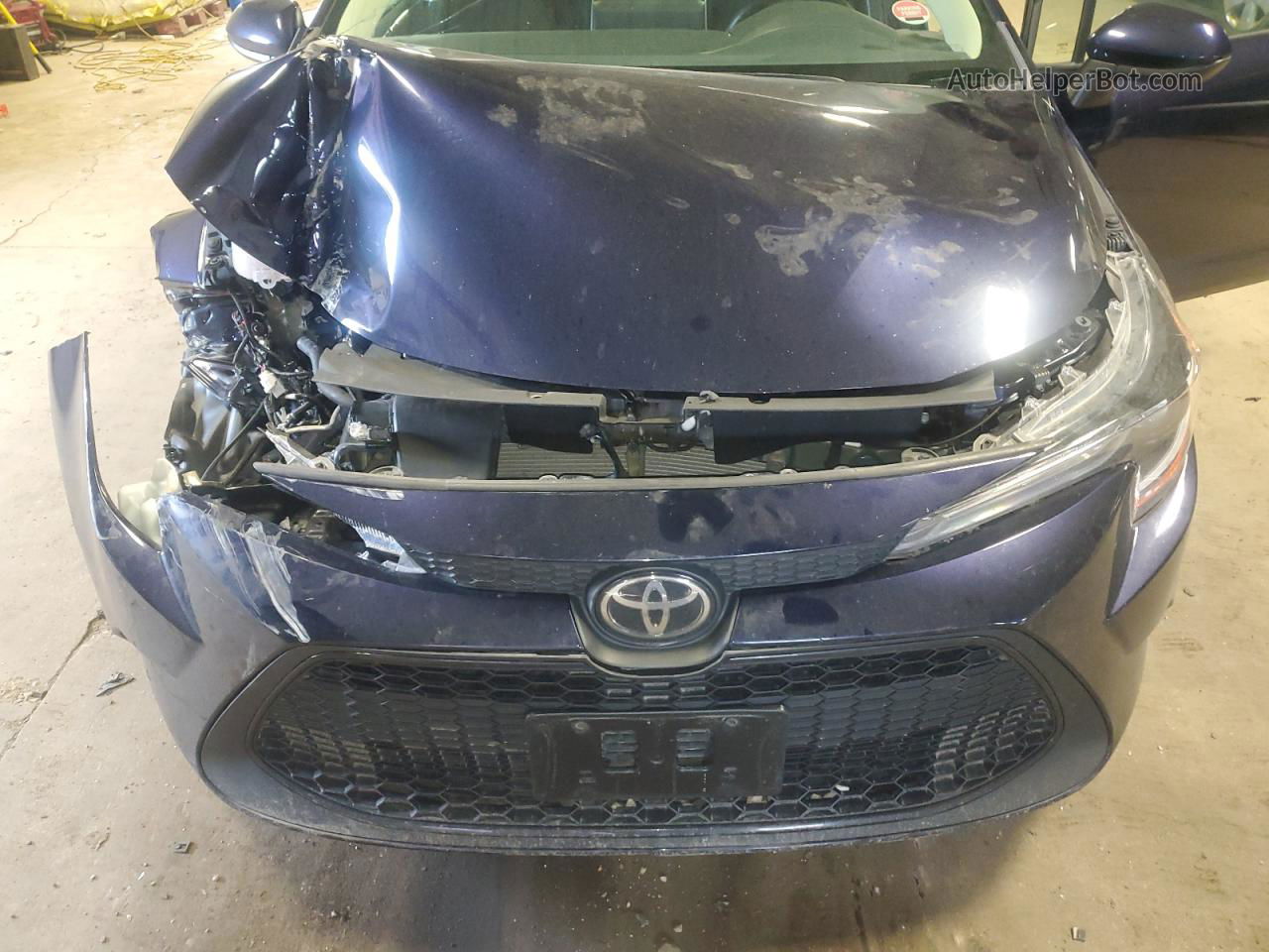 2021 Toyota Corolla Le Blue vin: 5YFEPMAE5MP187587