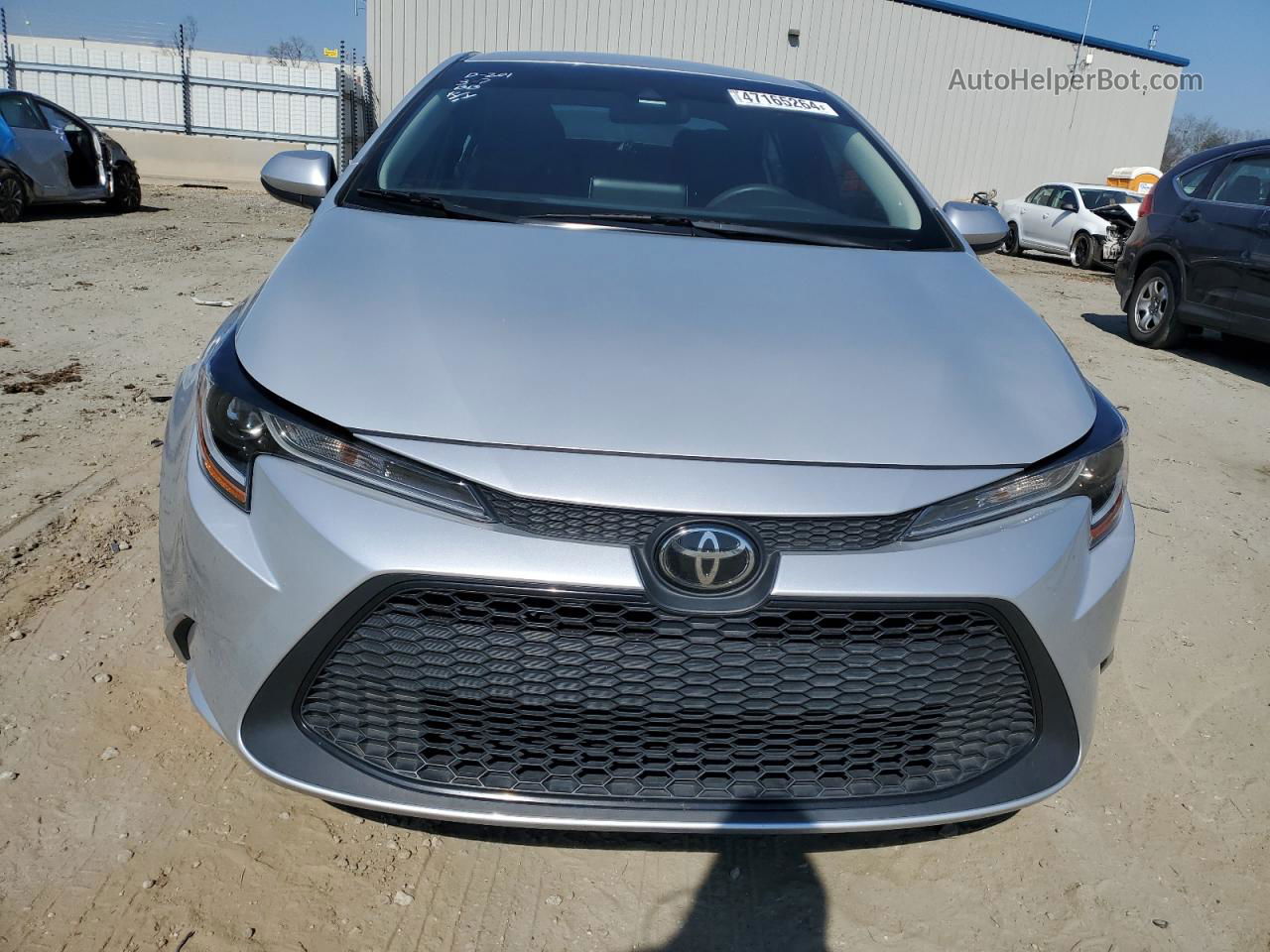 2021 Toyota Corolla Le Silver vin: 5YFEPMAE5MP191459