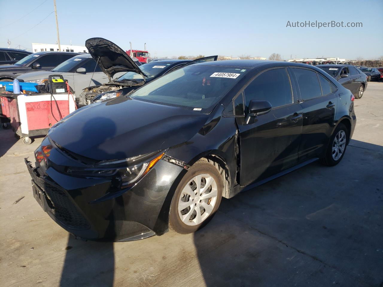 2021 Toyota Corolla Le Black vin: 5YFEPMAE5MP194216