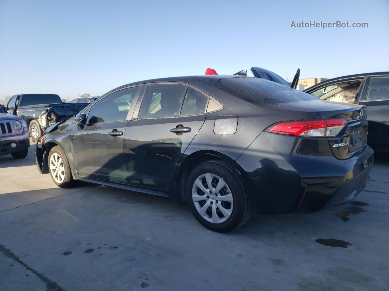 2021 Toyota Corolla Le Black vin: 5YFEPMAE5MP194216