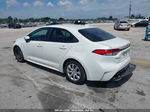 2021 Toyota Corolla Le White vin: 5YFEPMAE5MP199190