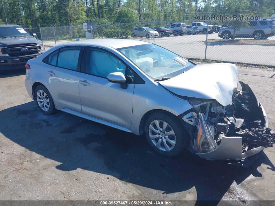 2021 Toyota Corolla Le Серебряный vin: 5YFEPMAE5MP203299