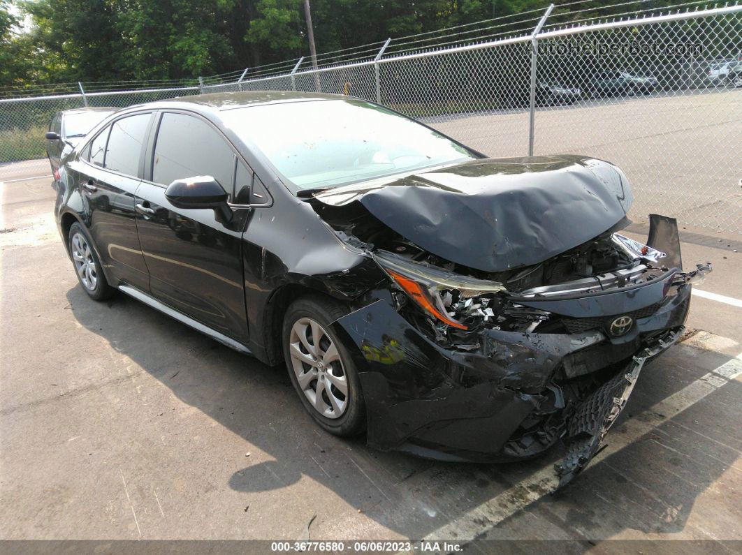 2021 Toyota Corolla Le Black vin: 5YFEPMAE5MP212469