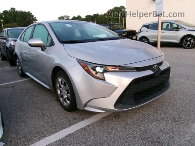 2021 Toyota Corolla Le Silver vin: 5YFEPMAE5MP215307