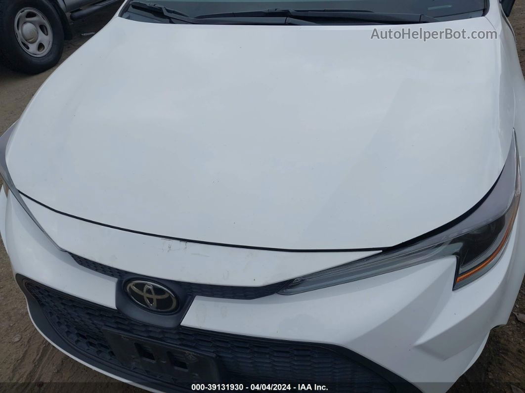 2021 Toyota Corolla Le White vin: 5YFEPMAE5MP247528