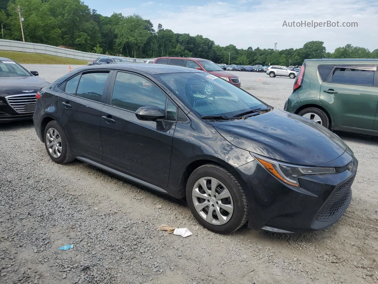 2021 Toyota Corolla Le Black vin: 5YFEPMAE5MP265656