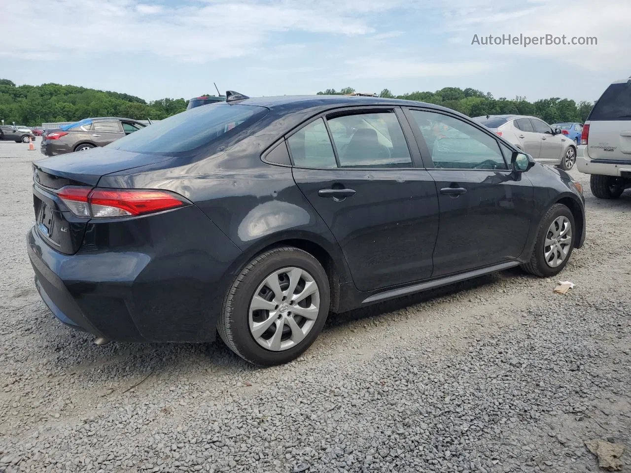 2021 Toyota Corolla Le Black vin: 5YFEPMAE5MP265656