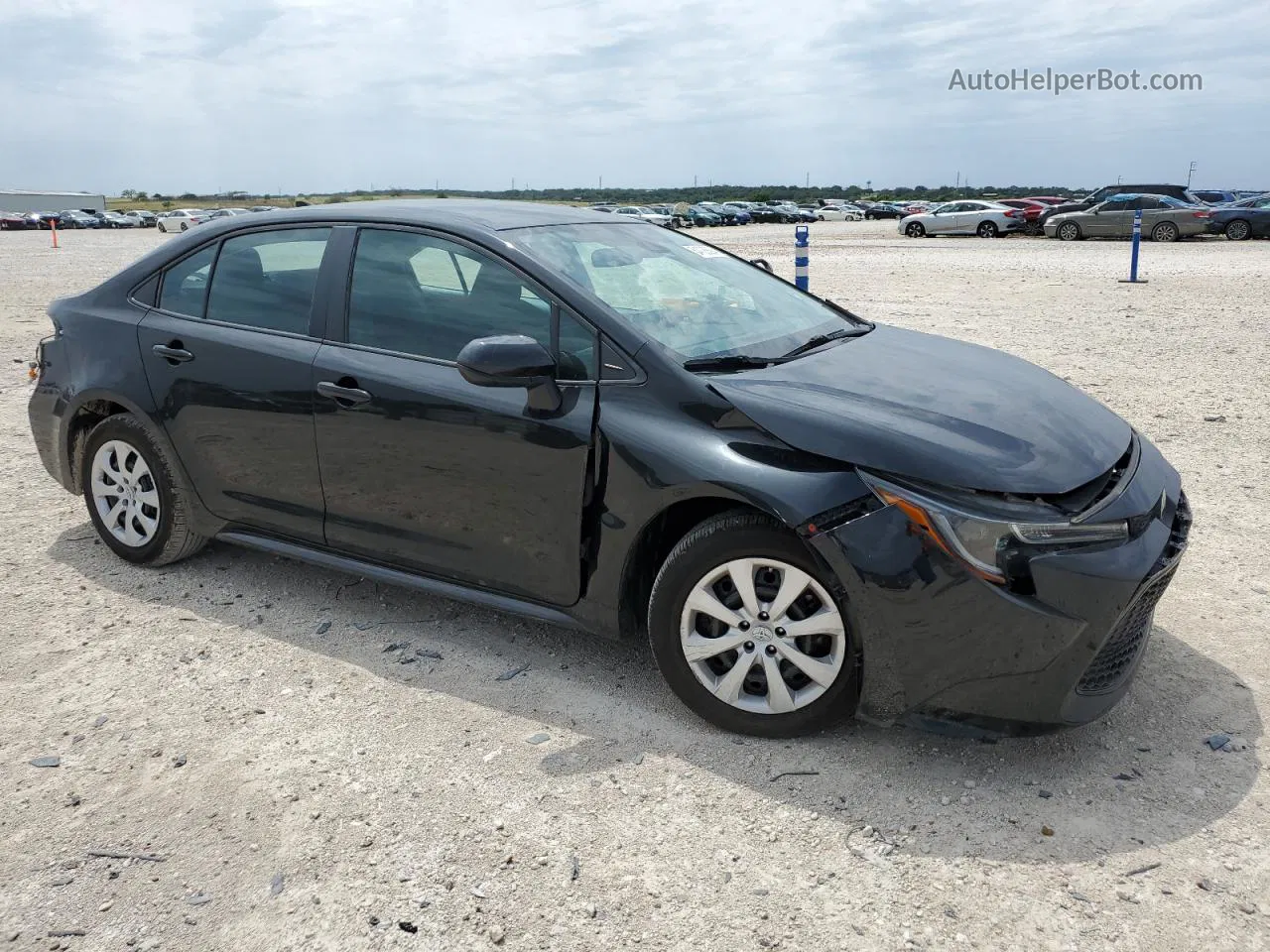 2021 Toyota Corolla Le Black vin: 5YFEPMAE5MP267178