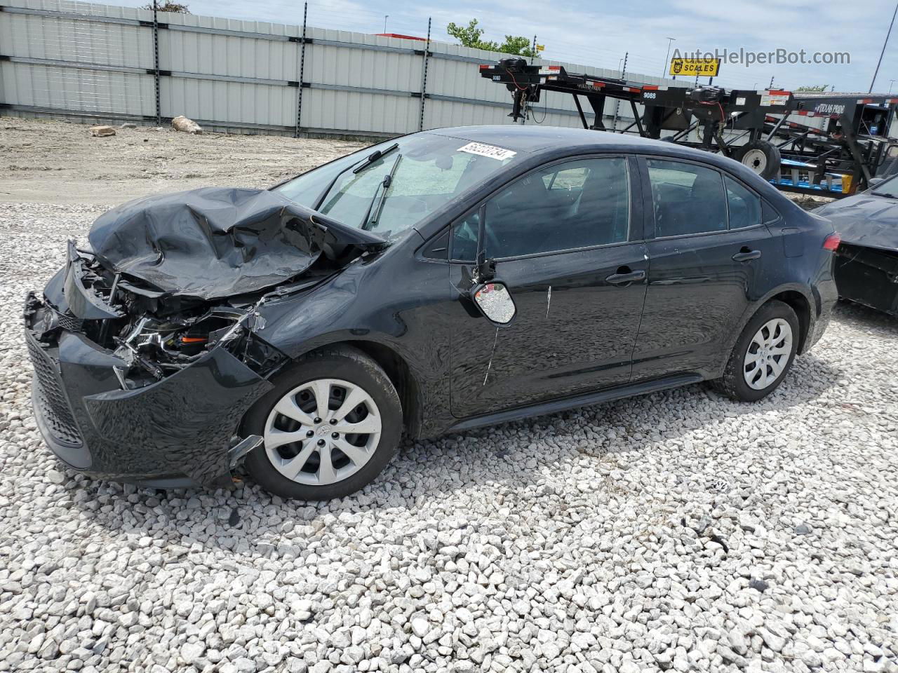 2021 Toyota Corolla Le Black vin: 5YFEPMAE6MP160706