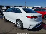 2021 Toyota Corolla Le White vin: 5YFEPMAE6MP182057