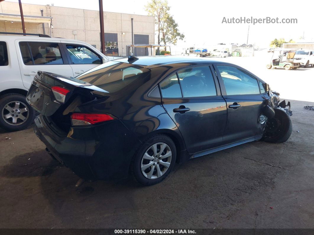 2021 Toyota Corolla Le Black vin: 5YFEPMAE6MP213422