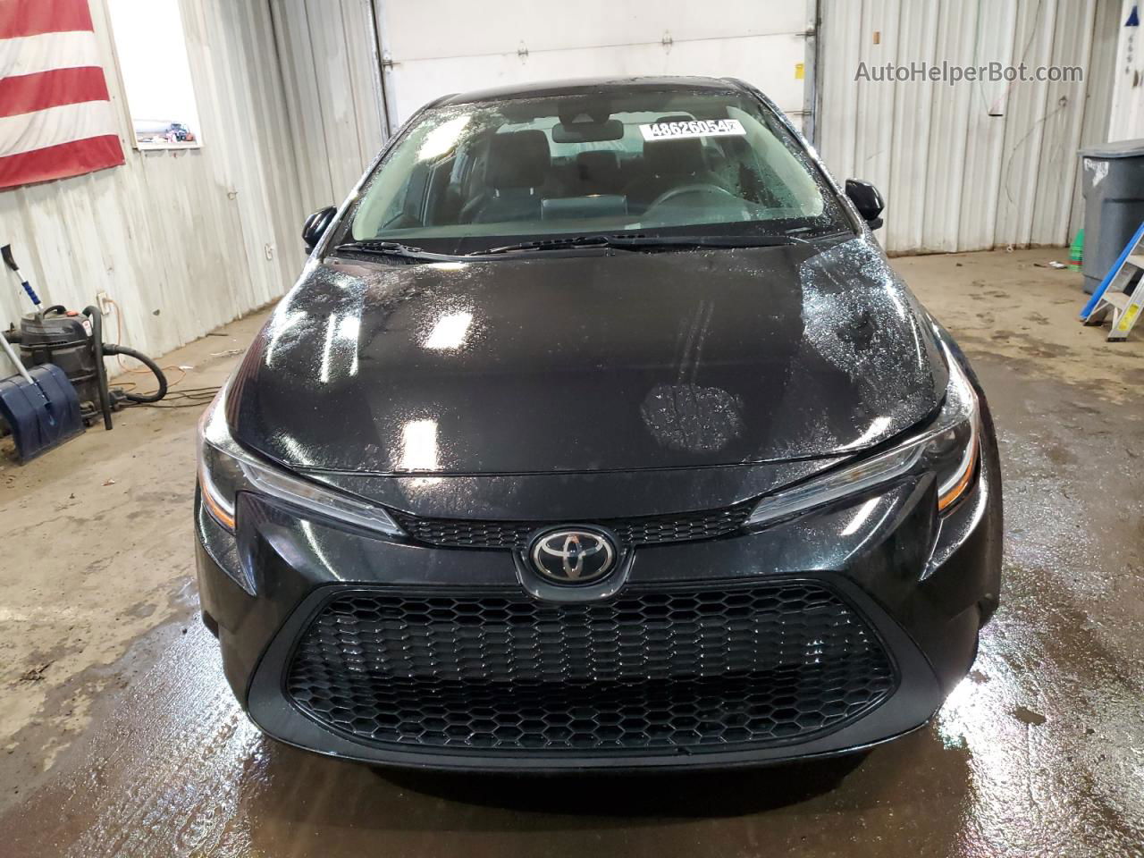 2021 Toyota Corolla Le Черный vin: 5YFEPMAE6MP215011