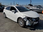 2021 Toyota Corolla Le White vin: 5YFEPMAE6MP216515