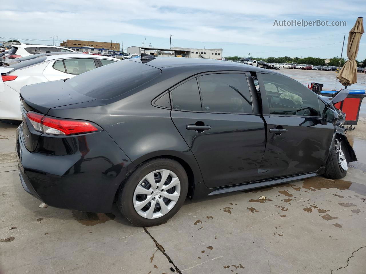 2021 Toyota Corolla Le Black vin: 5YFEPMAE6MP223545