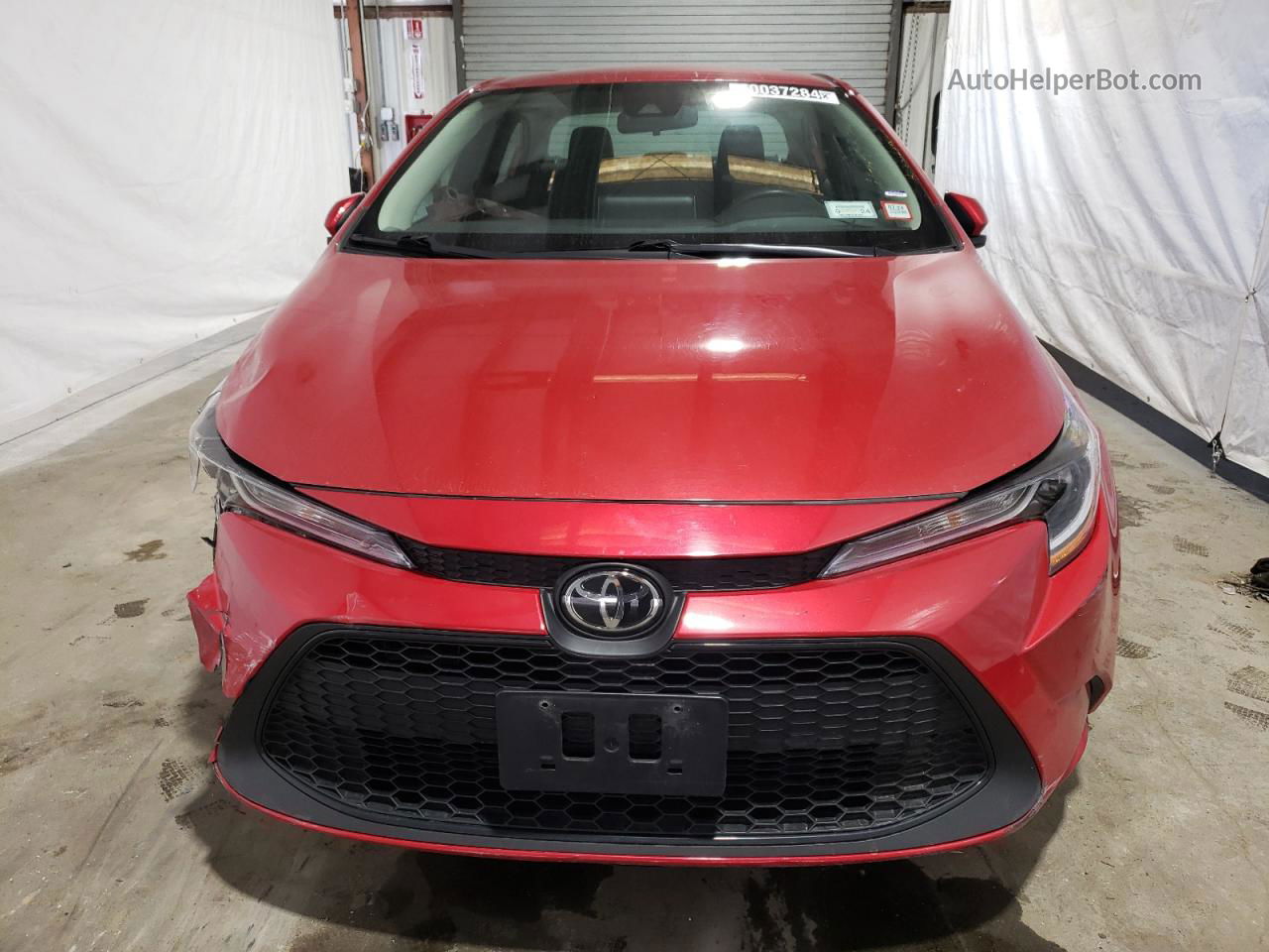 2021 Toyota Corolla Le Red vin: 5YFEPMAE6MP224274