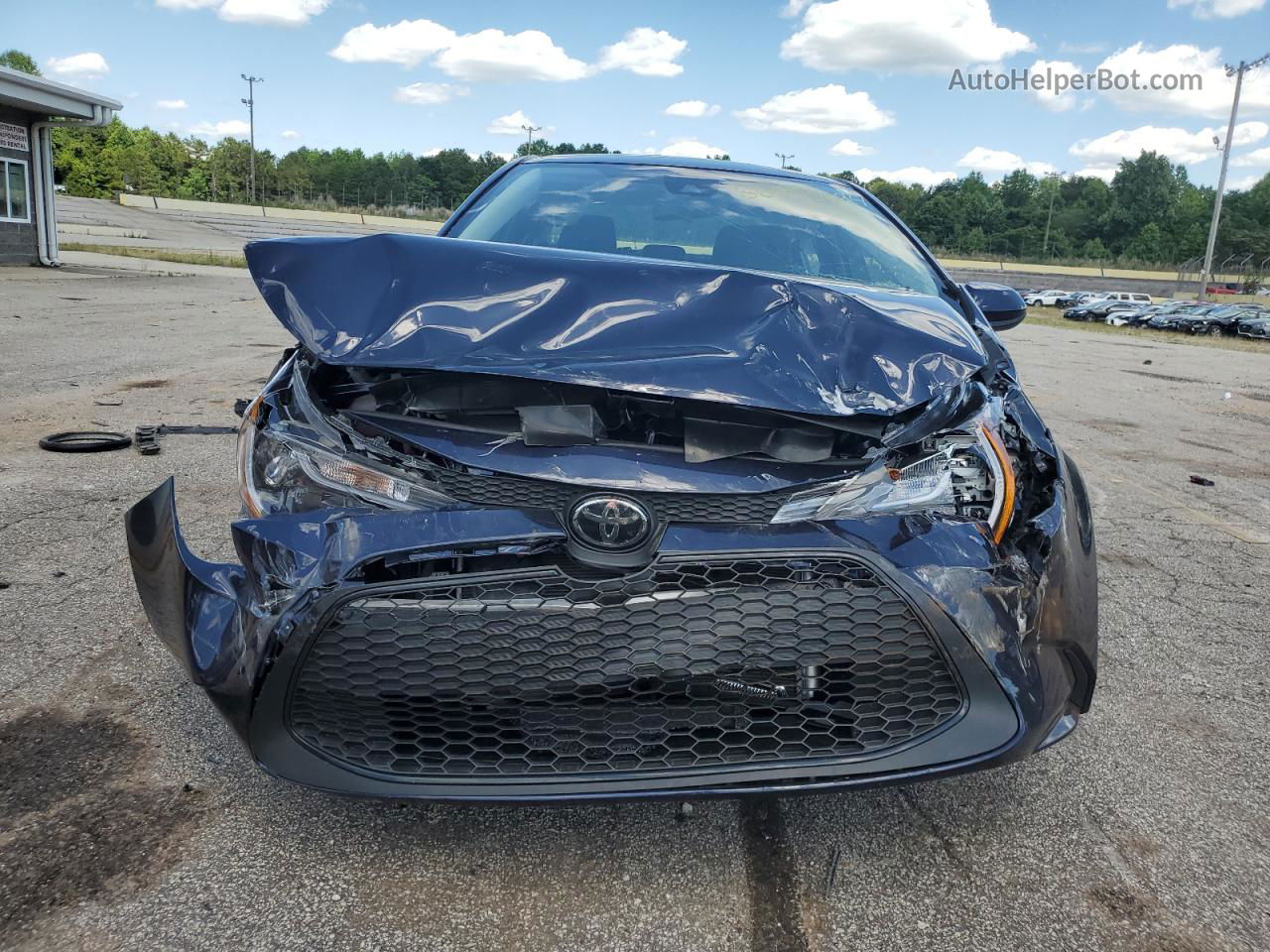 2021 Toyota Corolla Le Blue vin: 5YFEPMAE6MP227451