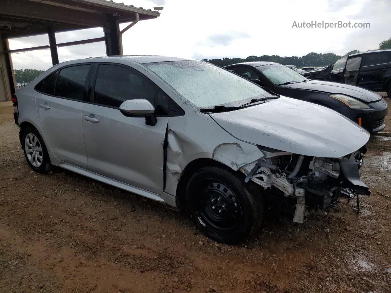 2021 Toyota Corolla Le Silver vin: 5YFEPMAE6MP228762