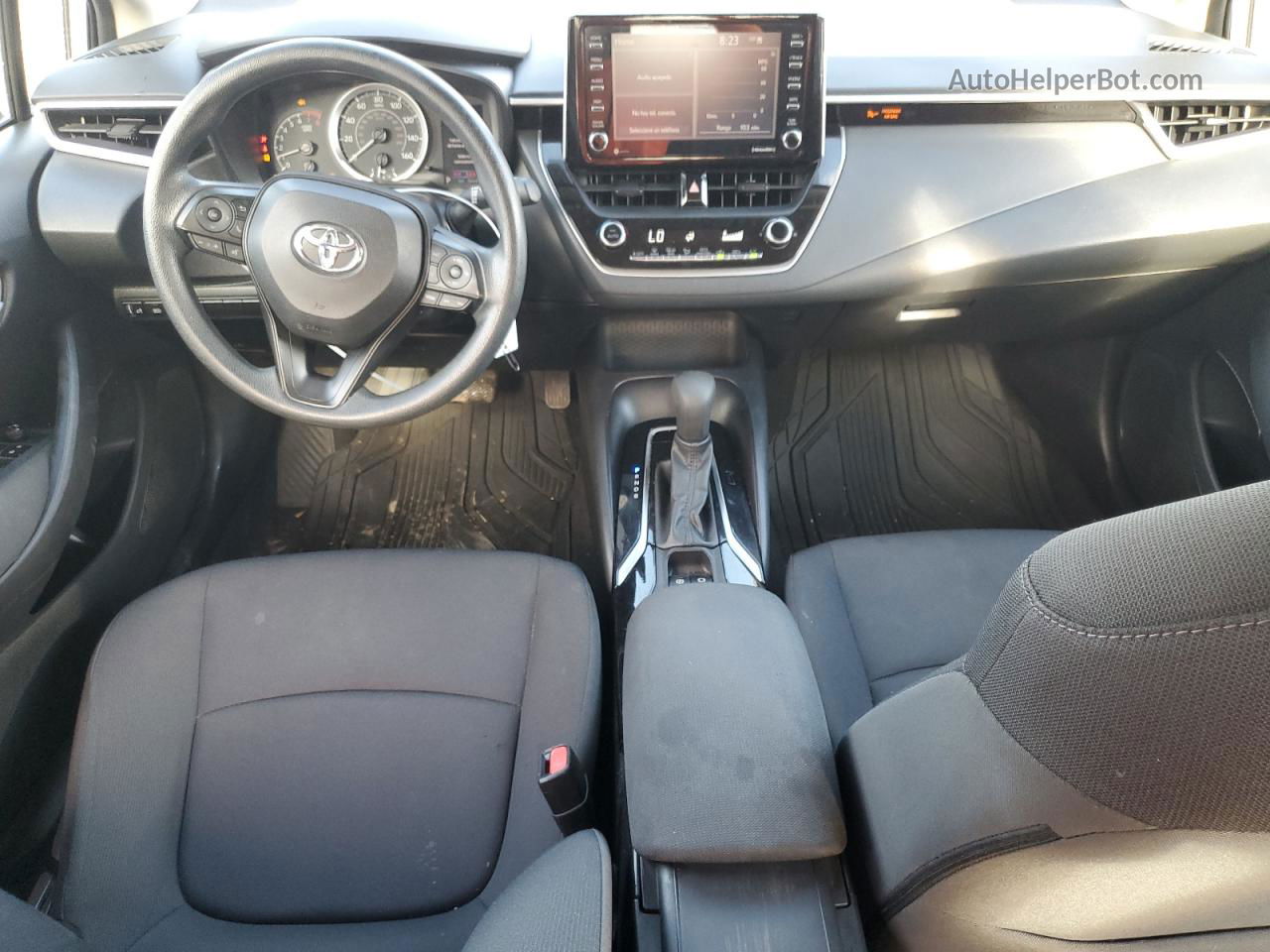 2021 Toyota Corolla Le Silver vin: 5YFEPMAE6MP242225