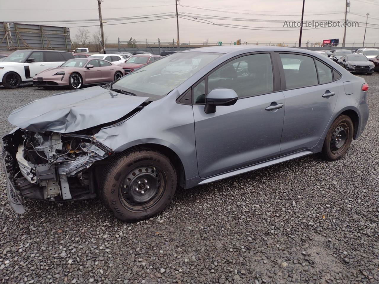 2021 Toyota Corolla Le Silver vin: 5YFEPMAE6MP245058