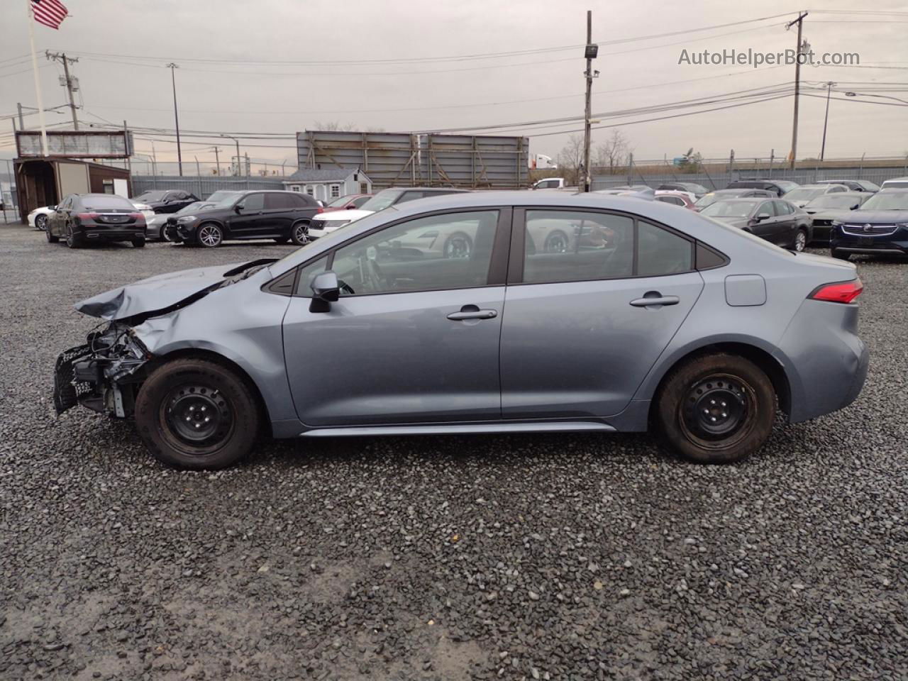 2021 Toyota Corolla Le Серебряный vin: 5YFEPMAE6MP245058