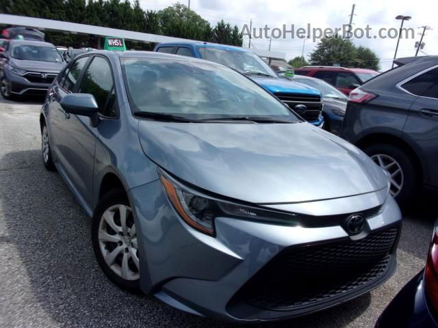 2021 Toyota Corolla Le Синий vin: 5YFEPMAE6MP246789