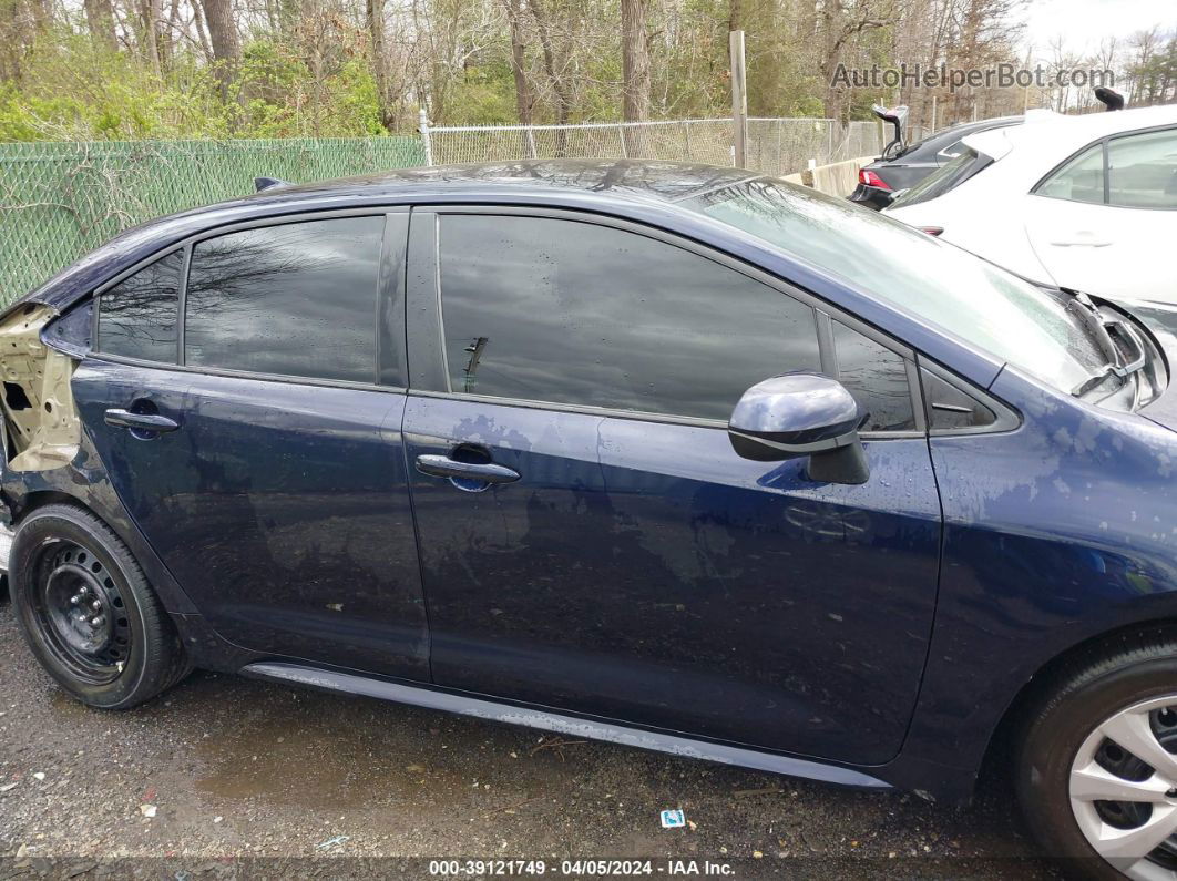 2021 Toyota Corolla Le Blue vin: 5YFEPMAE6MP268016