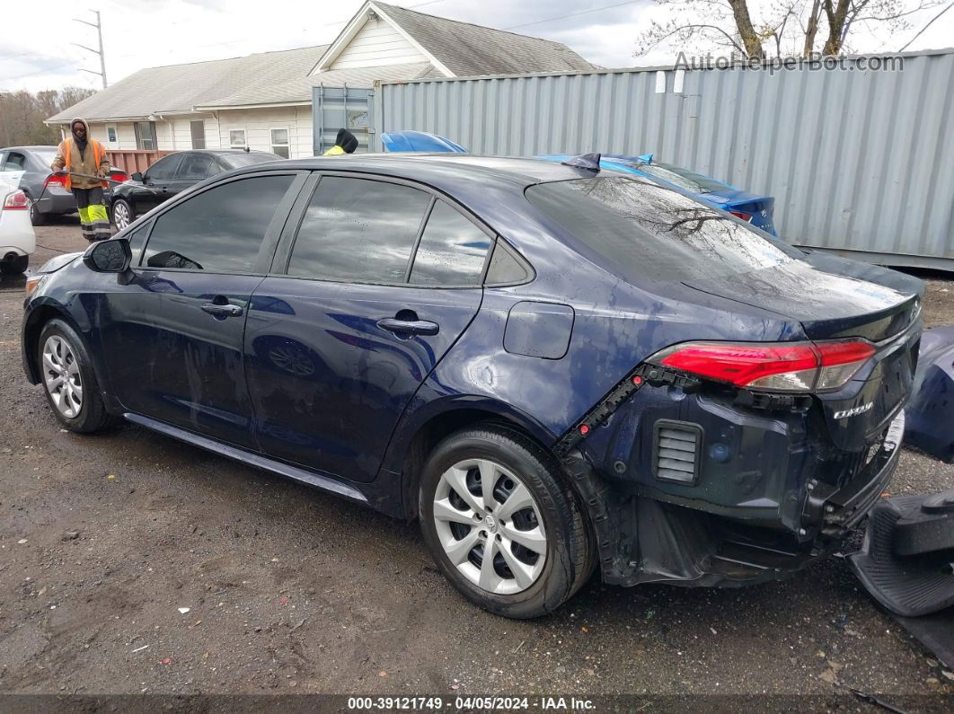 2021 Toyota Corolla Le Синий vin: 5YFEPMAE6MP268016