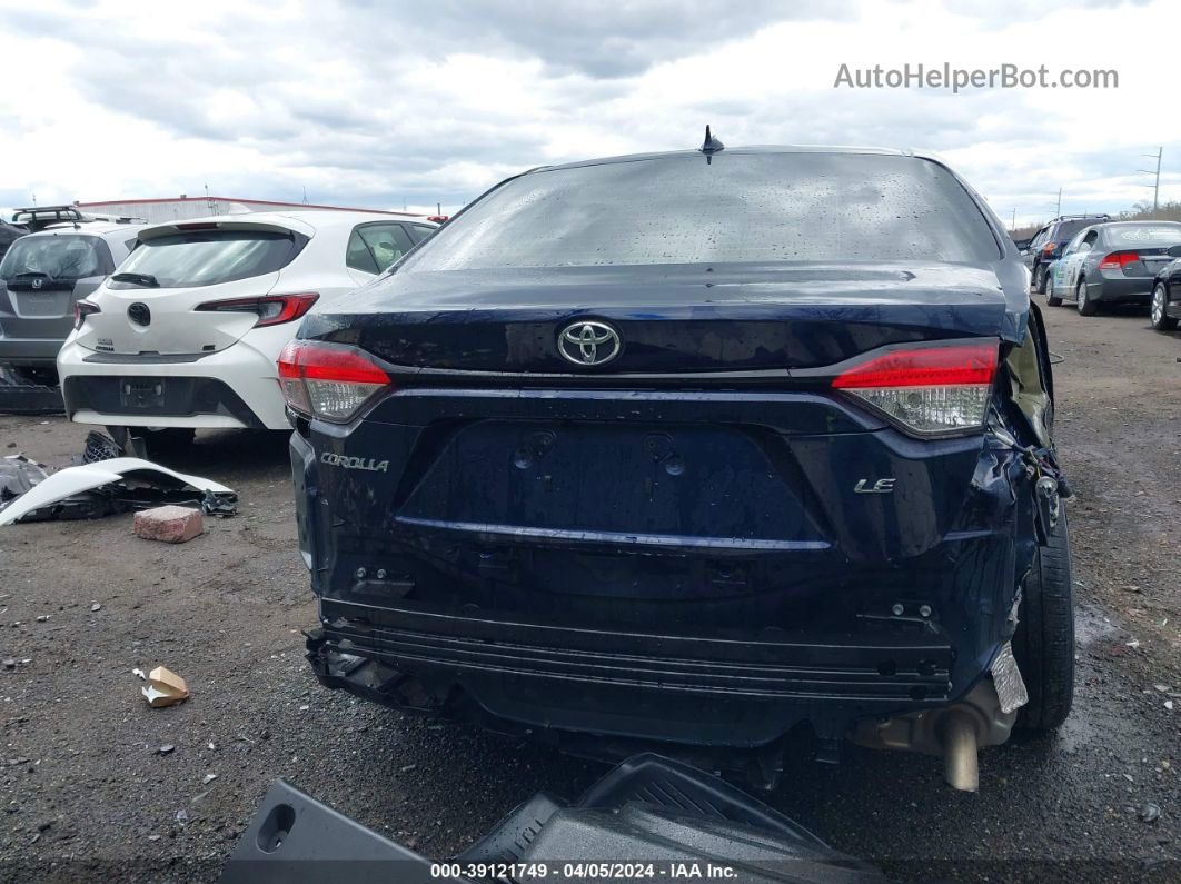 2021 Toyota Corolla Le Blue vin: 5YFEPMAE6MP268016