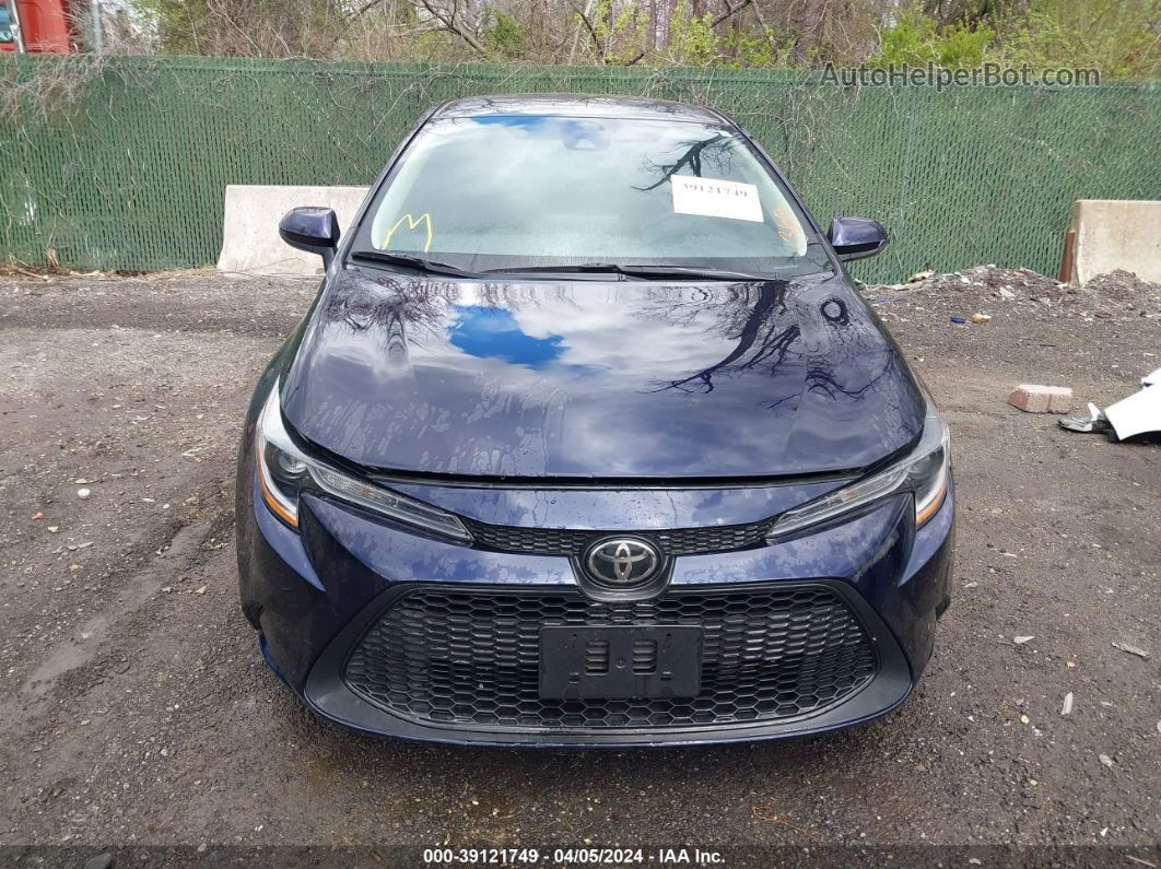 2021 Toyota Corolla Le Синий vin: 5YFEPMAE6MP268016