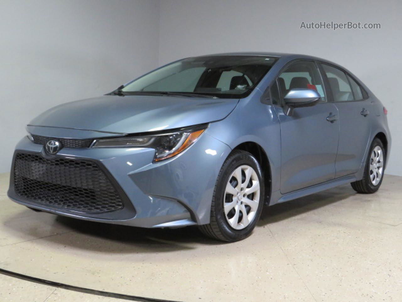 2021 Toyota Corolla Le Blue vin: 5YFEPMAE7MP147110