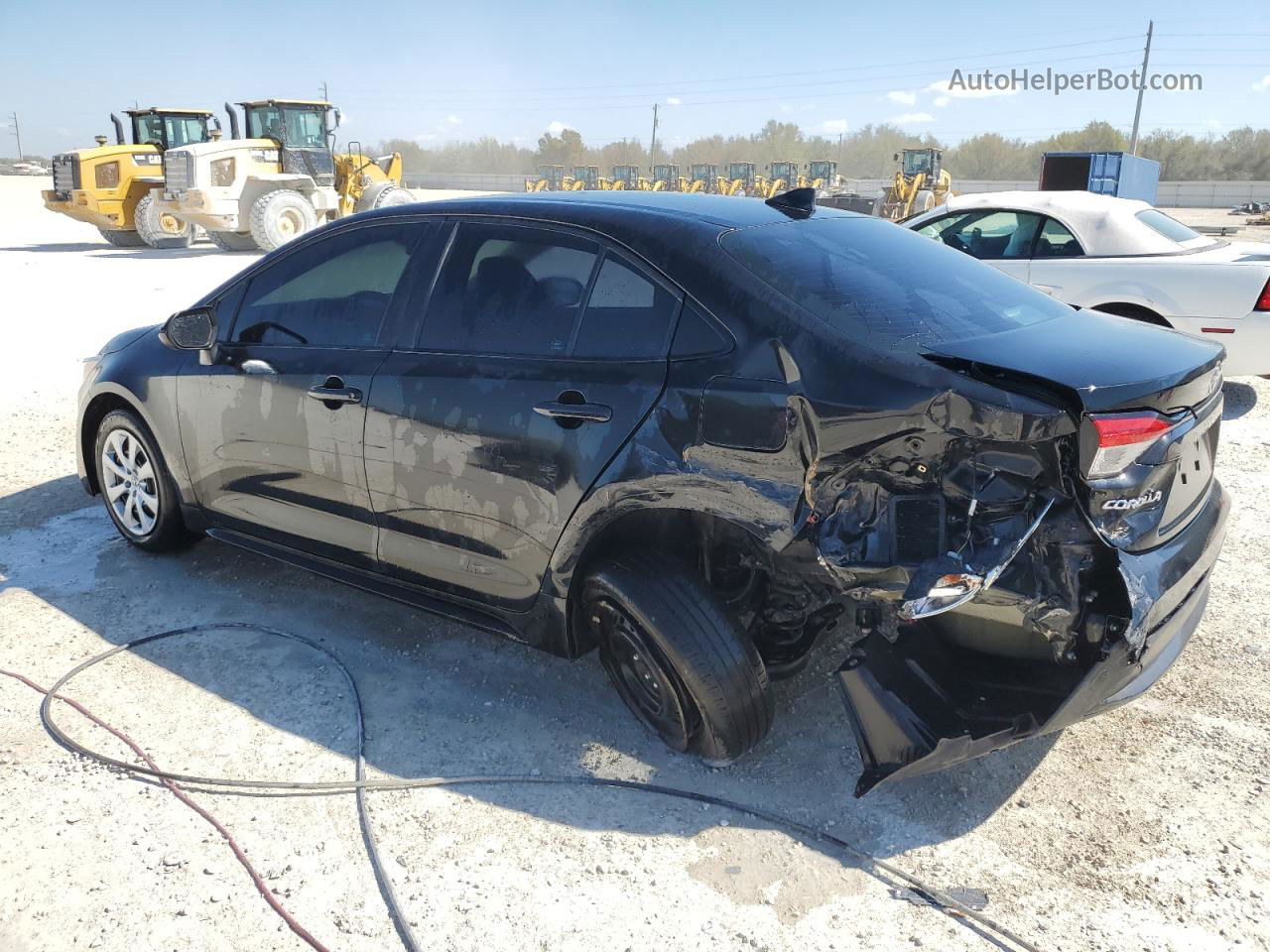 2021 Toyota Corolla Le Черный vin: 5YFEPMAE7MP173898