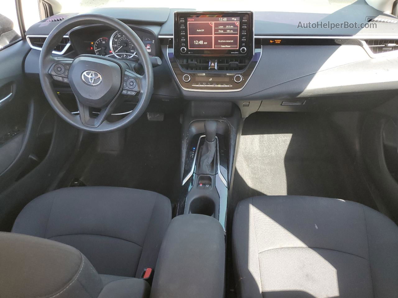 2021 Toyota Corolla Le Черный vin: 5YFEPMAE7MP173898