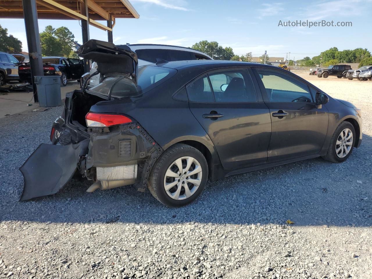 2021 Toyota Corolla Le Черный vin: 5YFEPMAE7MP232481