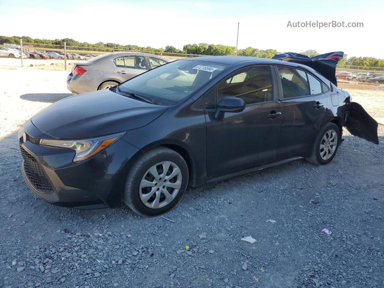 2021 Toyota Corolla Le Черный vin: 5YFEPMAE7MP232481