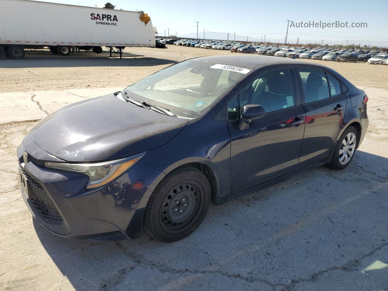 2021 Toyota Corolla Le Blue vin: 5YFEPMAE8MP147911