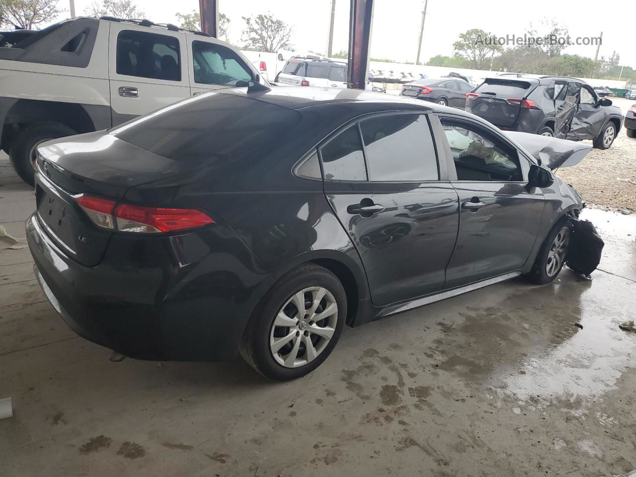 2021 Toyota Corolla Le Black vin: 5YFEPMAE8MP167902