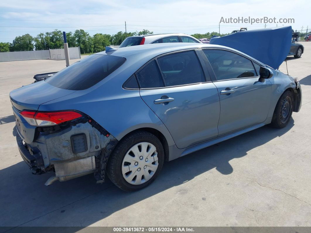 2021 Toyota Corolla Le Синий vin: 5YFEPMAE8MP169665