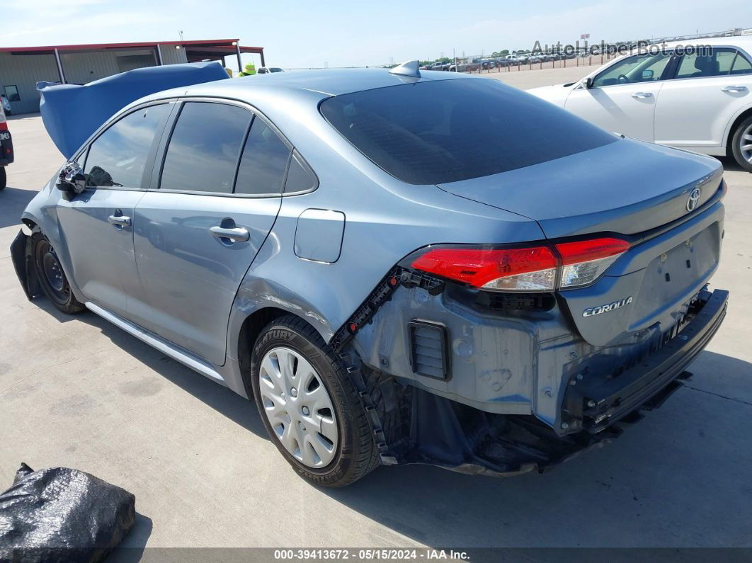 2021 Toyota Corolla Le Blue vin: 5YFEPMAE8MP169665