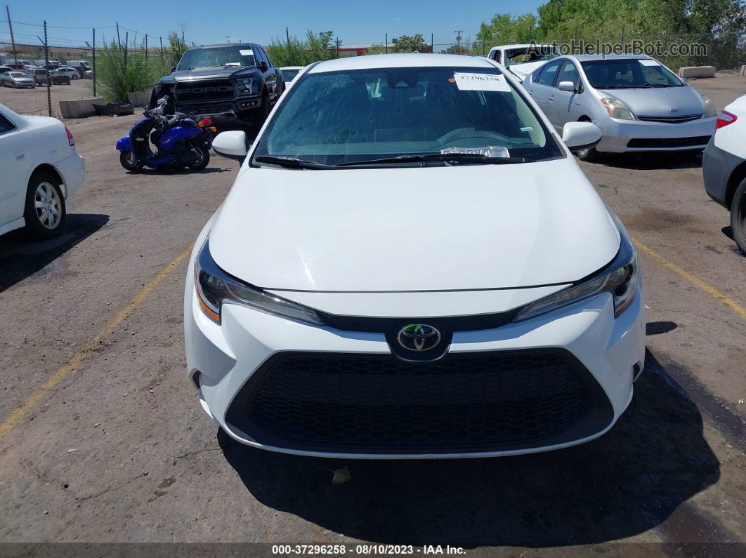 2021 Toyota Corolla Le White vin: 5YFEPMAE8MP178365