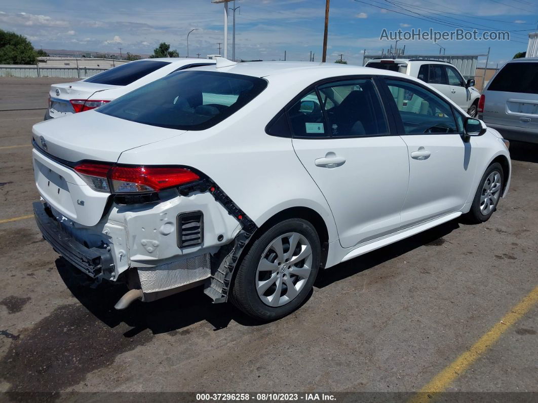 2021 Toyota Corolla Le White vin: 5YFEPMAE8MP178365