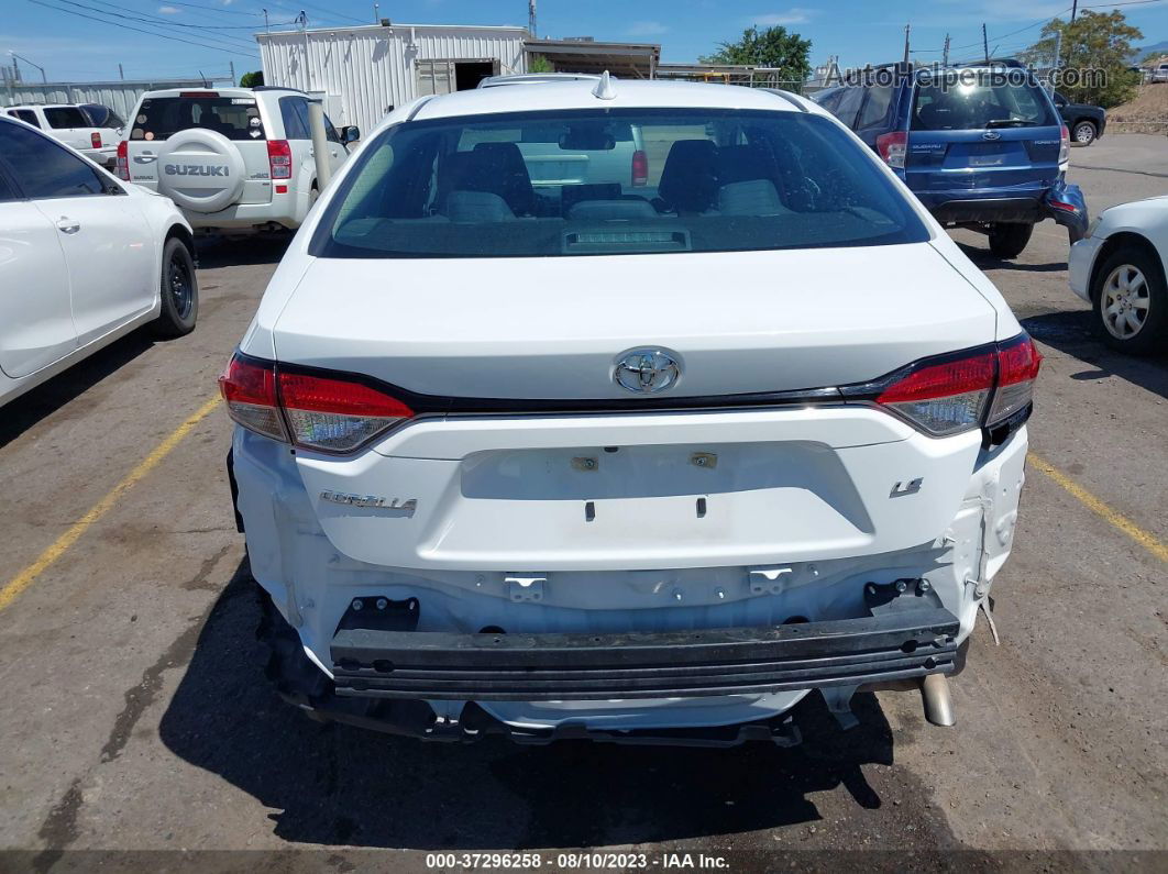 2021 Toyota Corolla Le Белый vin: 5YFEPMAE8MP178365