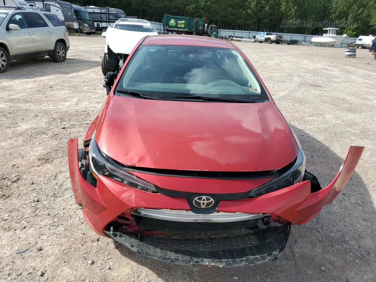 2021 Toyota Corolla Le Red vin: 5YFEPMAE8MP185350