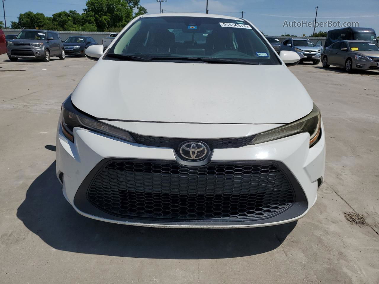 2021 Toyota Corolla Le Белый vin: 5YFEPMAE8MP217018