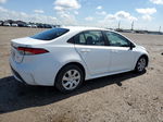 2021 Toyota Corolla Le White vin: 5YFEPMAE8MP222090