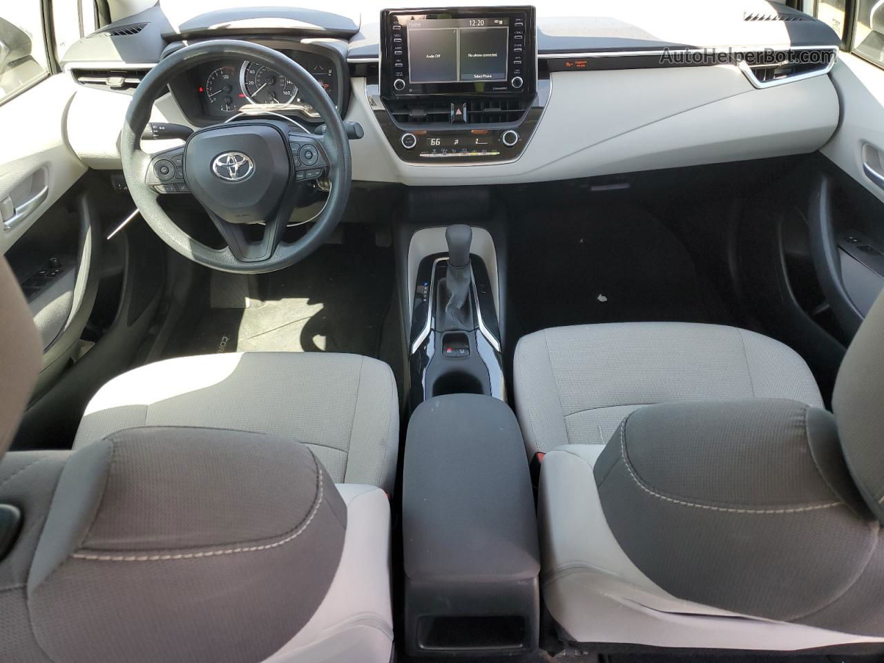 2021 Toyota Corolla Le White vin: 5YFEPMAE9MP148582