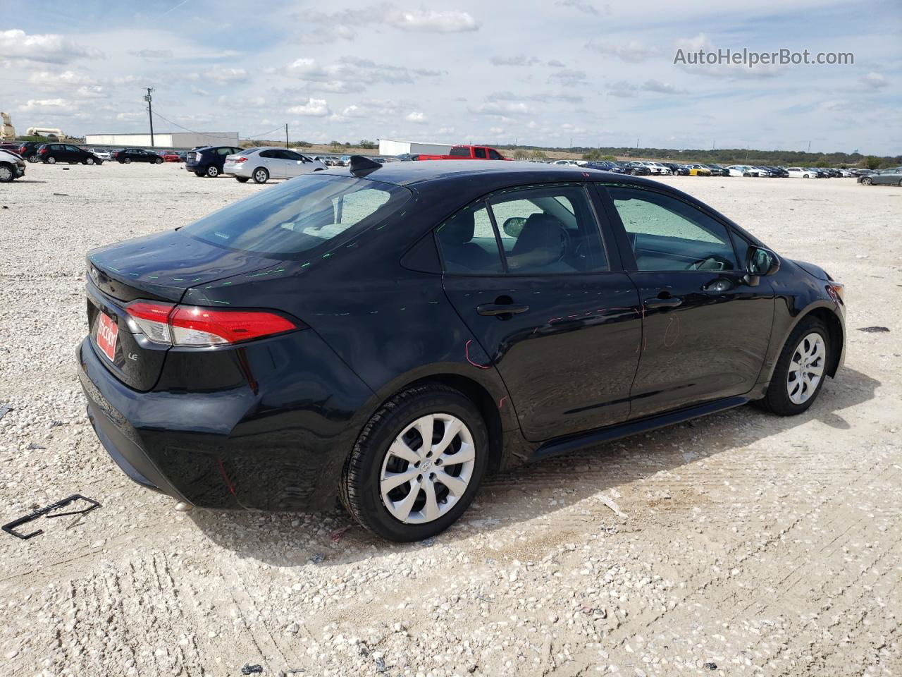 2021 Toyota Corolla Le Black vin: 5YFEPMAE9MP190394