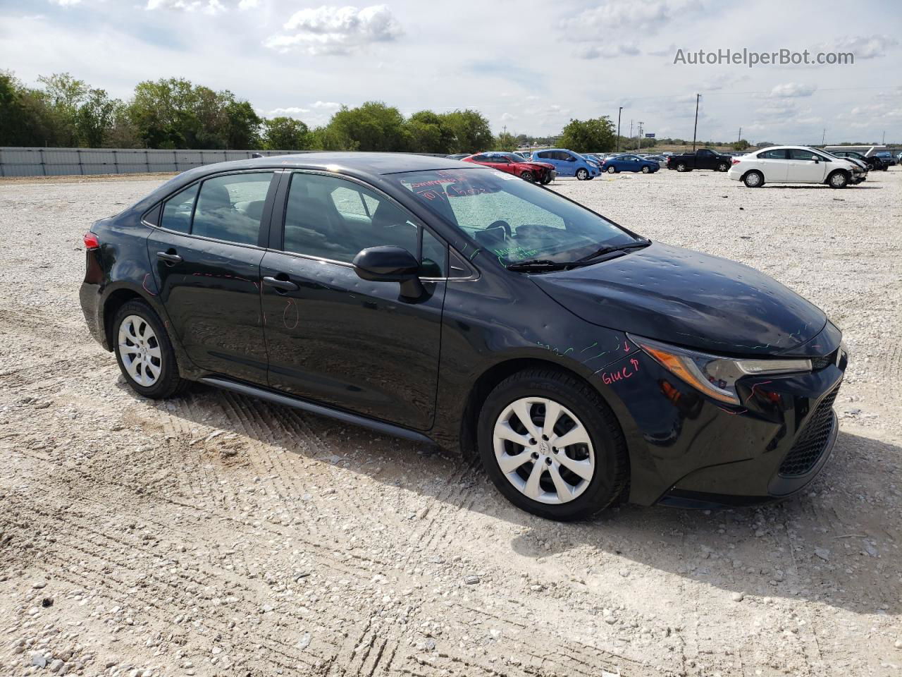 2021 Toyota Corolla Le Black vin: 5YFEPMAE9MP190394