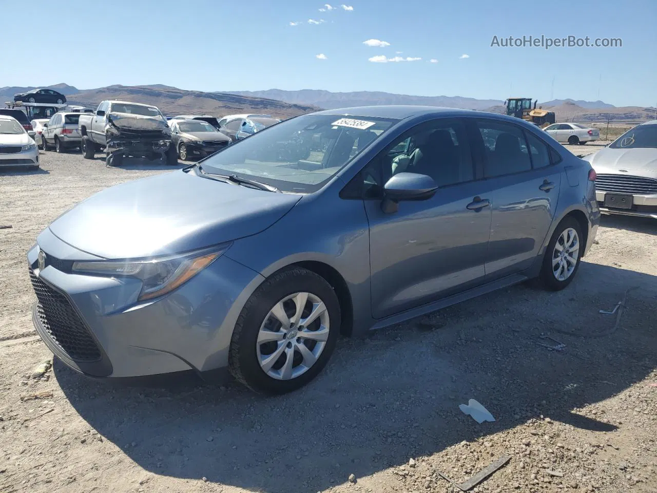 2021 Toyota Corolla Le Blue vin: 5YFEPMAE9MP247046